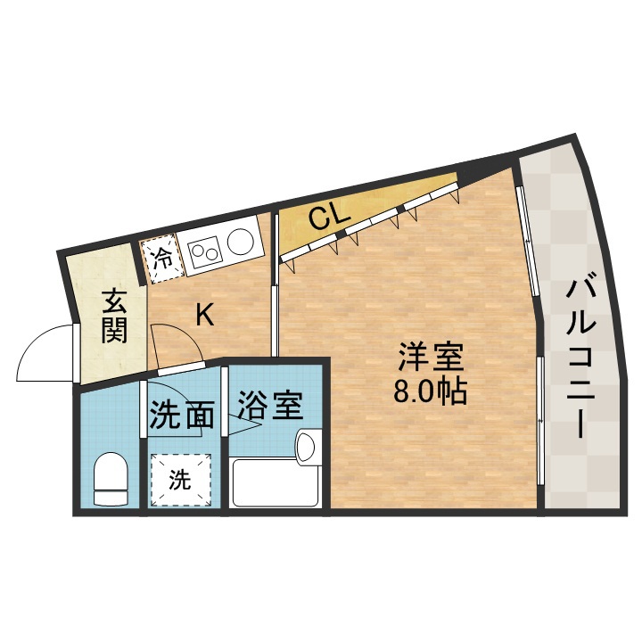 アップルハイツ南芥川 間取り