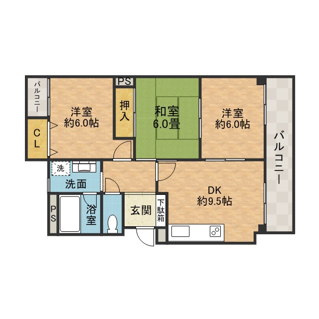ハイツ高丸 間取り