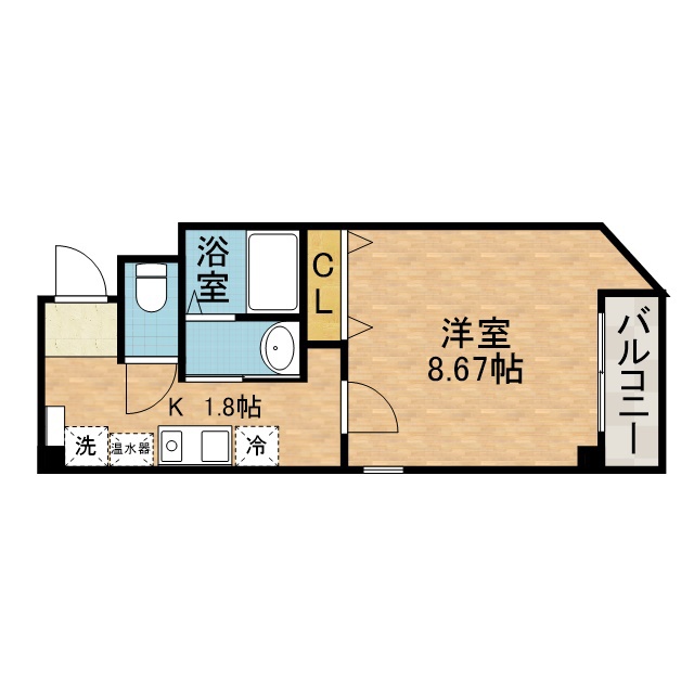 ラ・フォンテ摂津富田 間取り