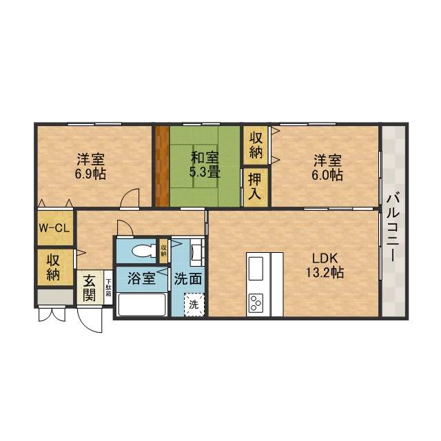 レクエルド藤 間取り