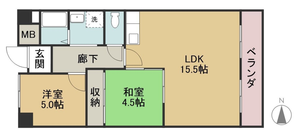 高槻センチュリーマンション 間取り