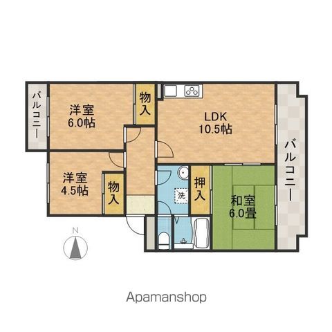 フレア北島 間取り