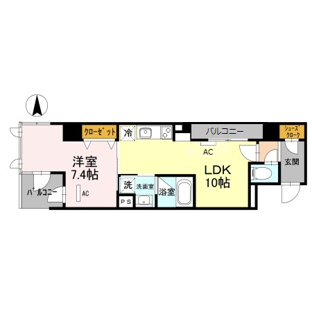 Ｄ’ＴＯＷＥＲ芥川 間取り