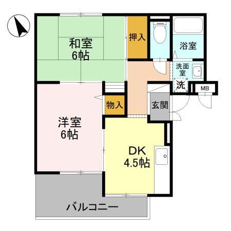 アーバンライフフミ 間取り