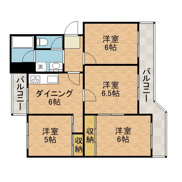 塚原台ハイツ１３号棟 間取り