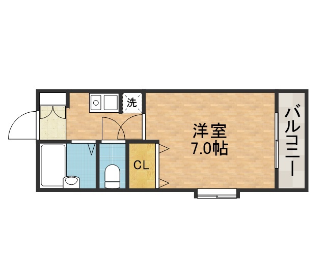 プリマ富田 間取り