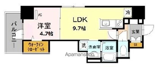 Ｄ’ＴＯＷＥＲ　城北 間取り