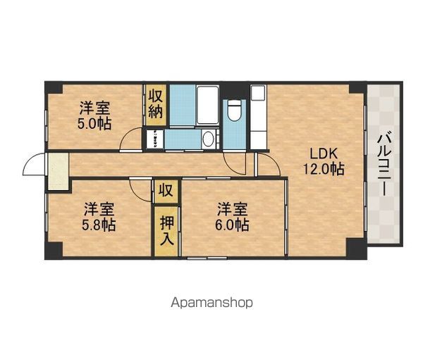 アソシアード高槻 間取り