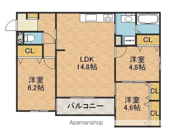 ボヌール高槻 間取り