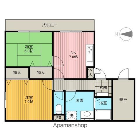 ヴィラージュ城北 間取り