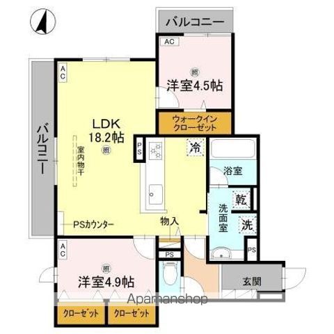 Ｄ－ｒｅｓｉｄｅｎｃｅ古曽部町 間取り