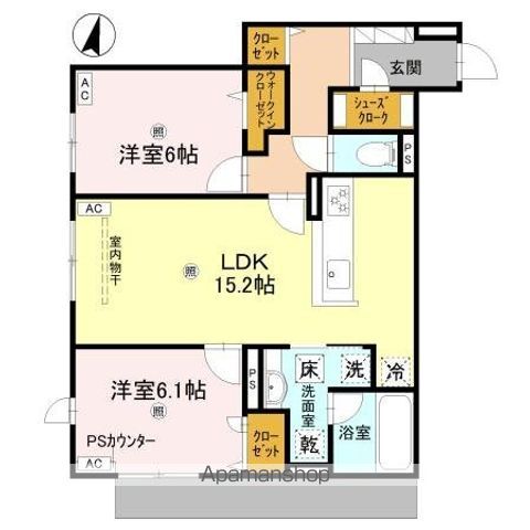 Ｄ－ｒｅｓｉｄｅｎｃｅ古曽部町 間取り
