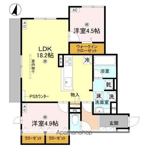 Ｄ－ｒｅｓｉｄｅｎｃｅ古曽部町 間取り