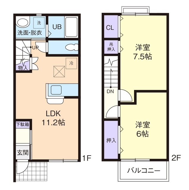 ＡＺＵＲ望月　A 間取り