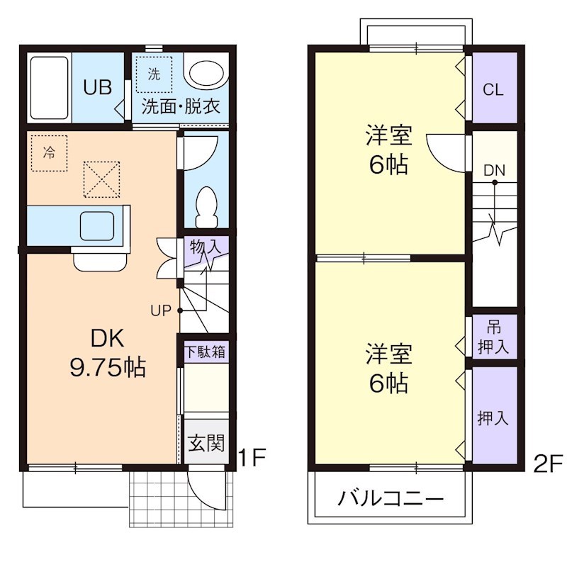ラポール瑞穂　Ⅰ 間取り