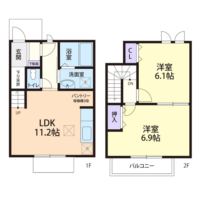 Maison　KN　A 間取り