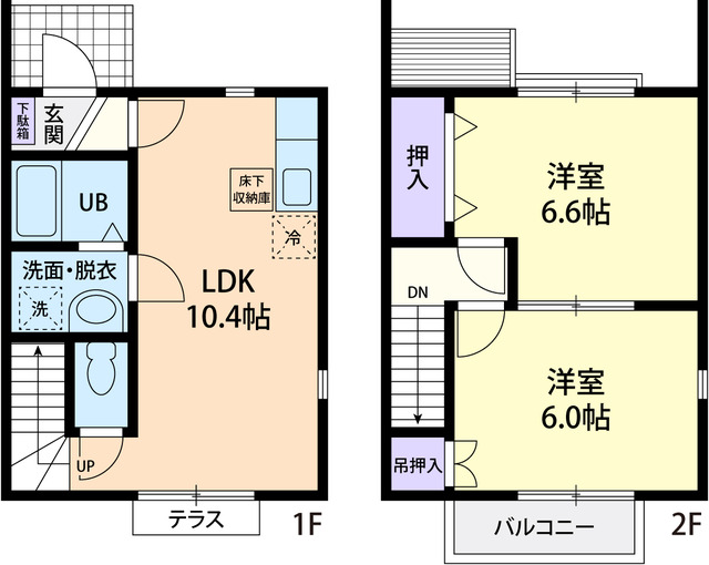 Ｌａ　Ｆｏｎｔｅ　Ａ 間取り