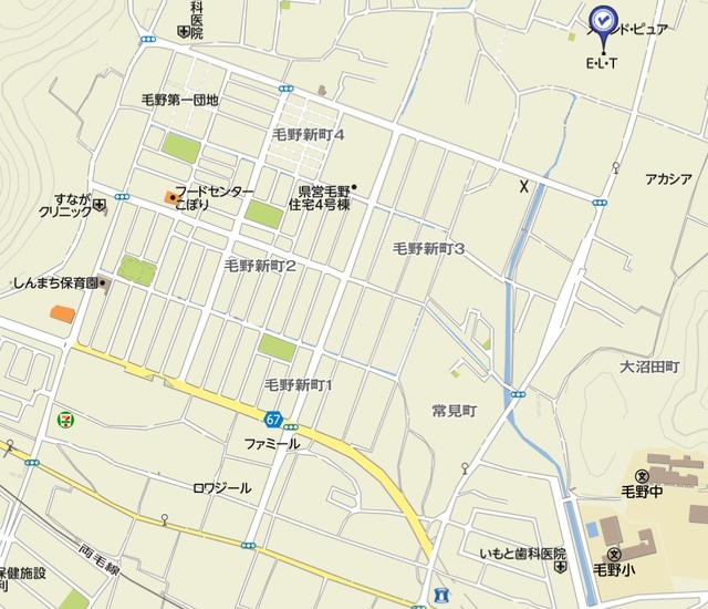 Ｅ．Ｌ．Ｔ（Ｂ） 地図（共通）