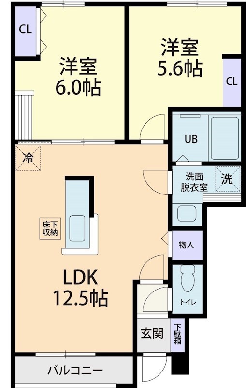 Amabile（アマービレ） 間取り