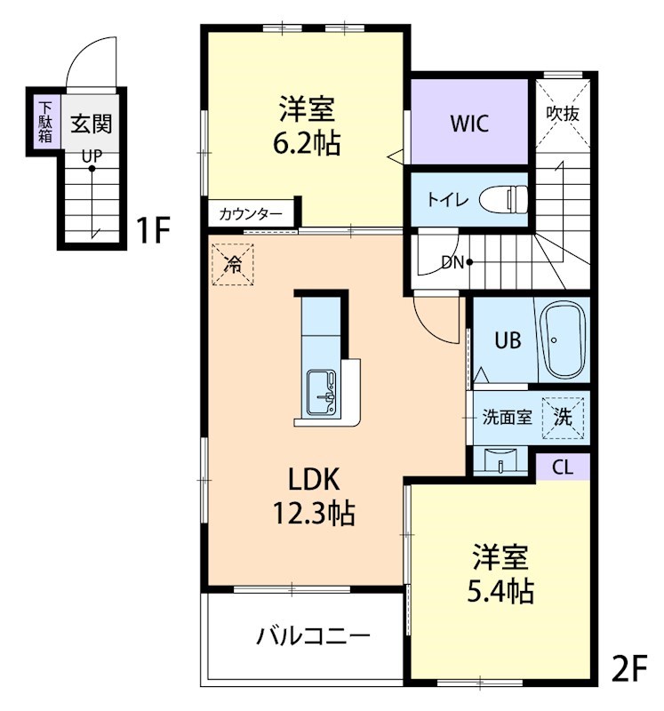 ファミーリエ　A 間取り