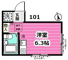 ウインズ鵠沼石上 間取り