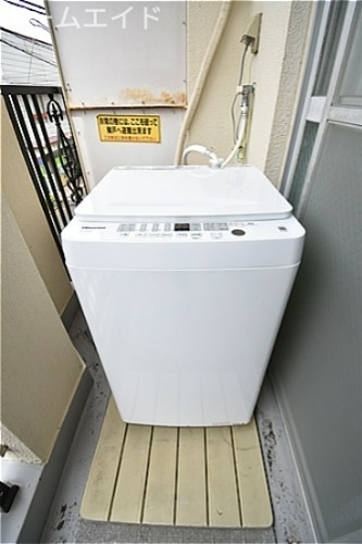 朝日マンション（区分所有建物の賃貸区画） ベランダ