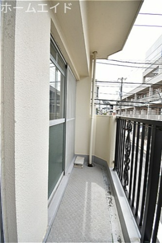 朝日マンション（区分所有建物の賃貸区画） ベランダ