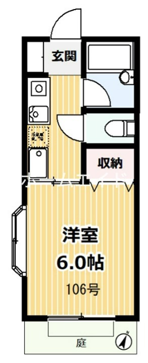 ハイツ橘 間取り
