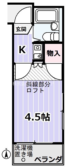 ハックベリーハウス4（旧名称ハイム眞平塚） 間取り