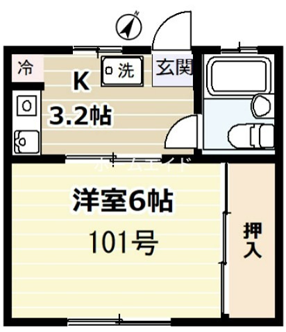 パティオ三富士 間取り