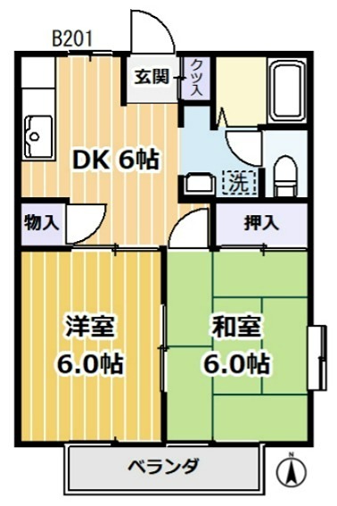 イーストライフ湘南Ｂ棟 間取り
