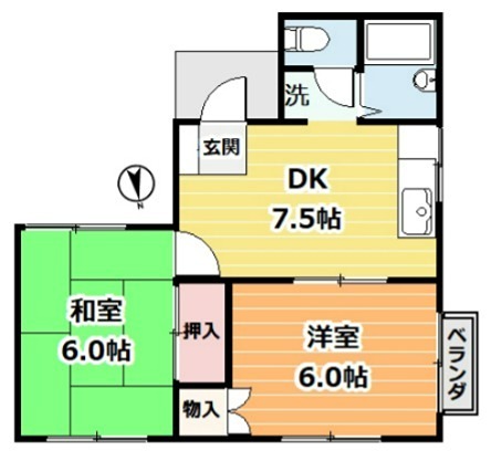 ビラ湘南海岸公園 間取り