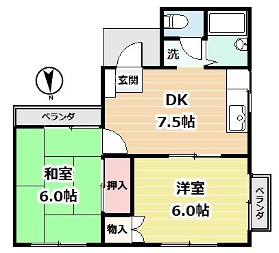 ビラ湘南海岸公園 間取り