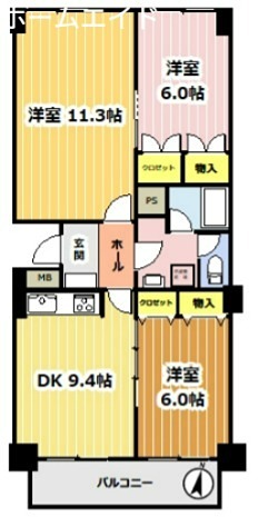 東急ドエルフェニックス 間取り