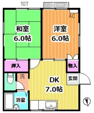 ビラ湘南海岸公園 間取り