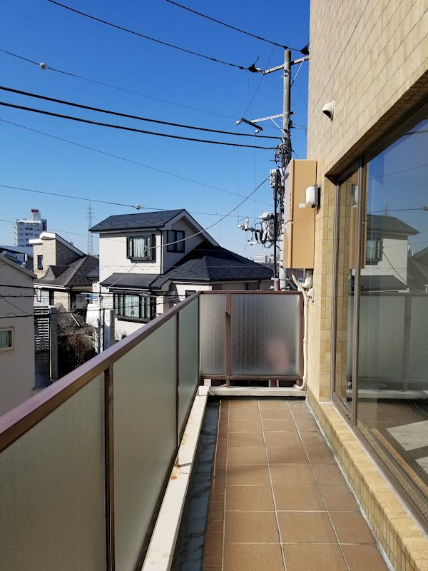 リズ都立大 ベランダ