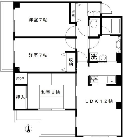 コートアネックス南馬込 間取り