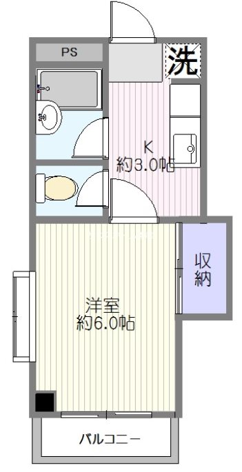 ローズリッチ都立大  間取り