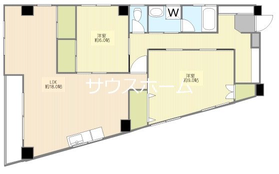 栄屋ハイツ  間取り