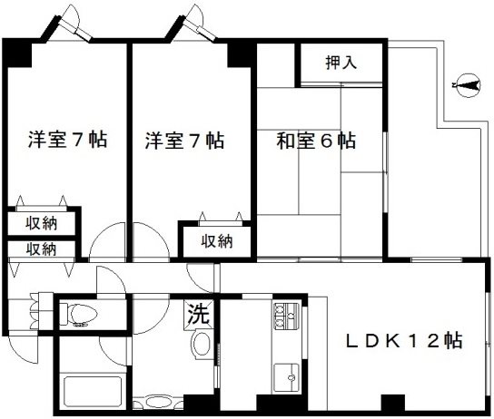 コートアネックス南馬込 間取り