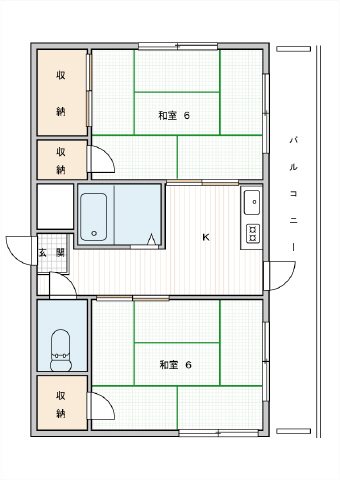 寿ハイツ 間取り図