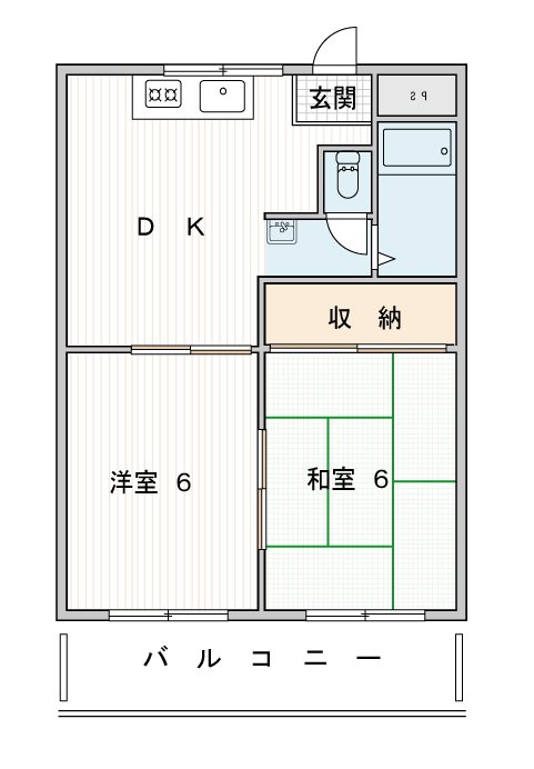 新森グリーンハイツ 間取り