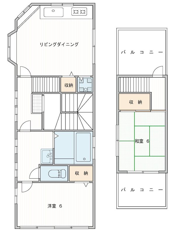 パルム千林大宮 間取り