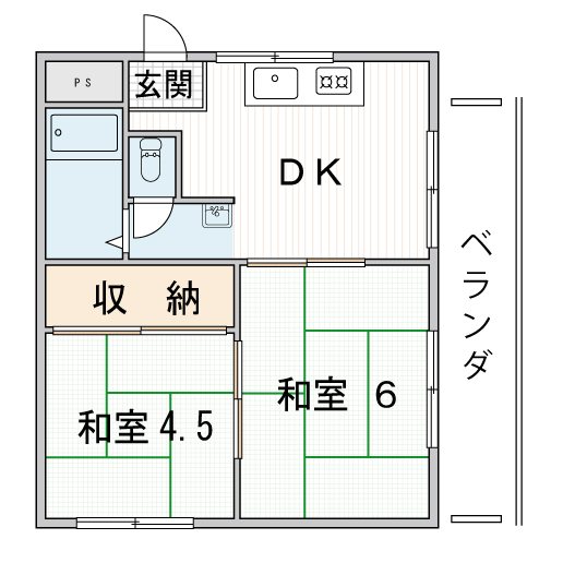 新森グリーンハイツ 間取り