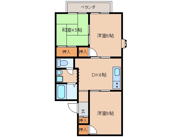 むらもとハイツ 間取り
