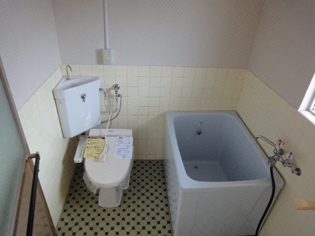 村中アパートB 風呂画像