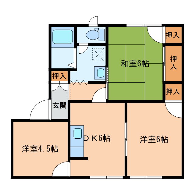 壱番館ヴィラス 間取り