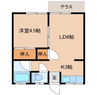 中津ｺｰﾎﾟ 間取り