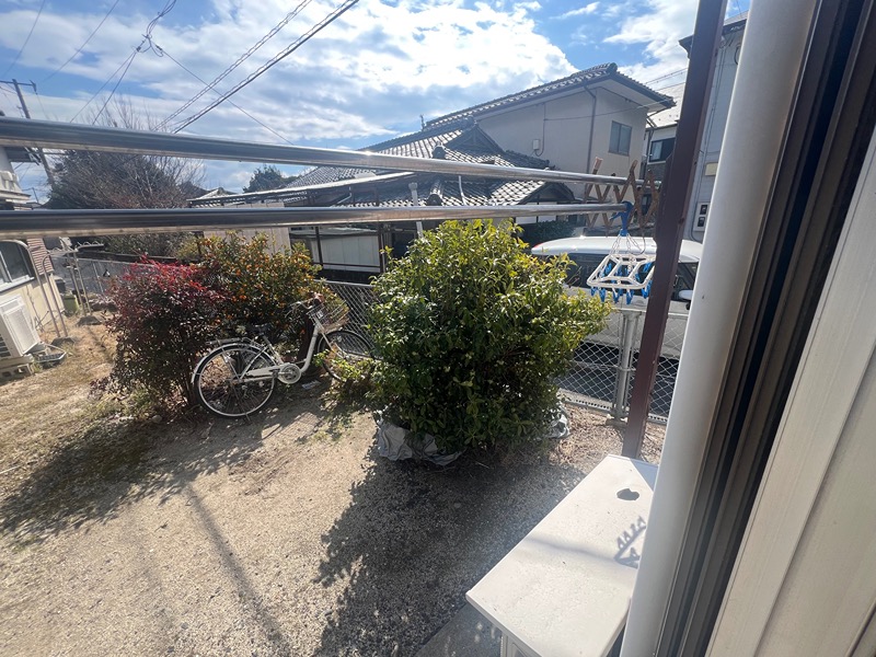 中津ｺｰﾎﾟ ベランダ
