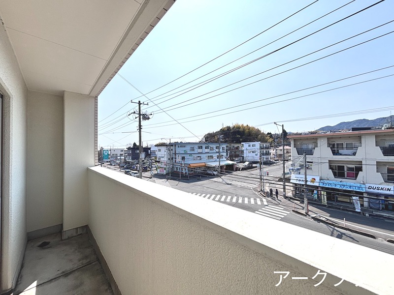 クラベリートひらた ベランダ
